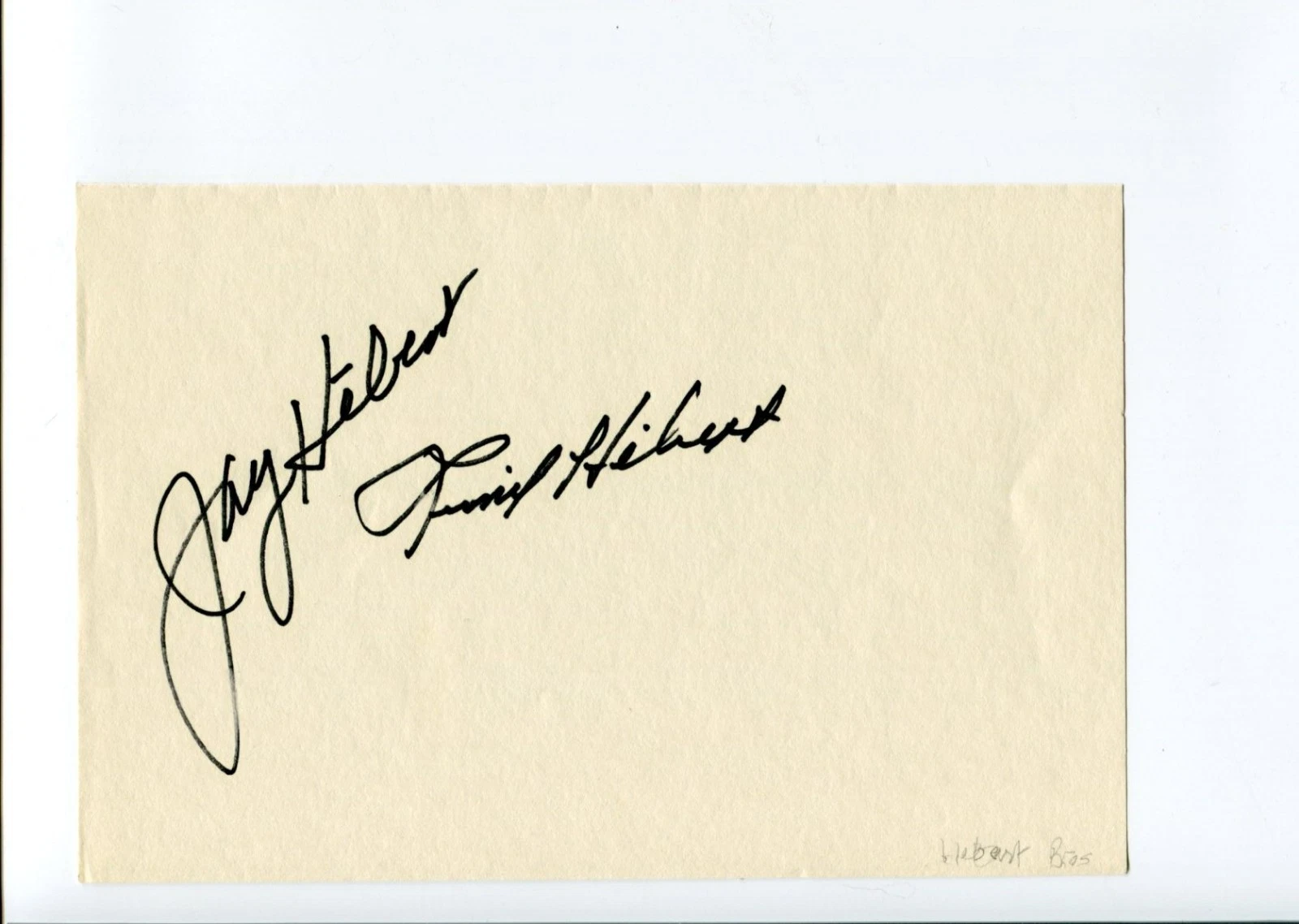 Lionel Hebert Jay Hebert Ryder Cup PGA Championship Champ Golf Signed Autograph
