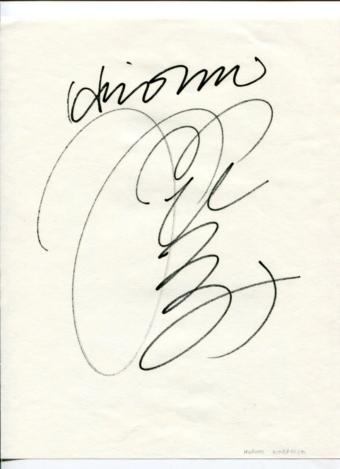 Hiromi Kobayashi 1990 Rookie of the Year LPGA Golf Golfer Signed Autograph
