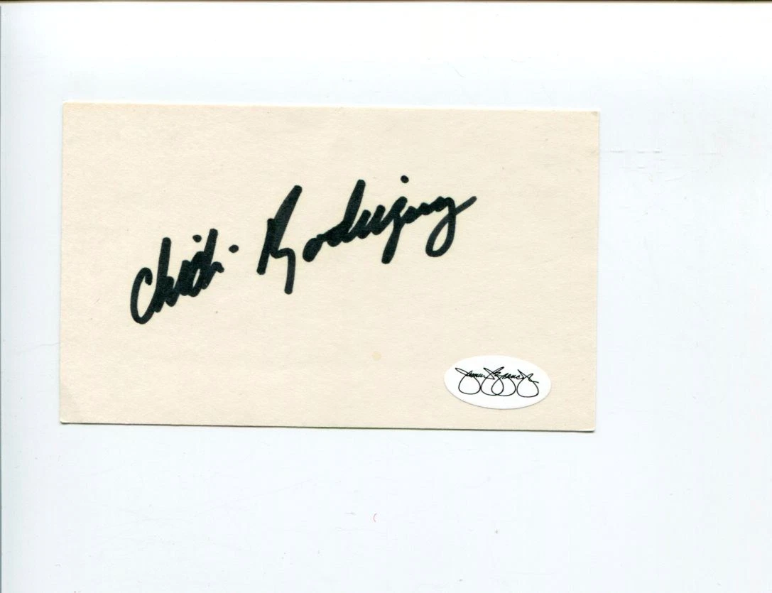 Chi Chi Rodriguez PGA World Golf HOF 1973 Ryder Cup Champ Signed Autograph JSA
