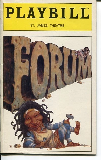 Whoopi Goldberg Stephen Sondheim A Funny Thing Happened On Way Forum Playbill
