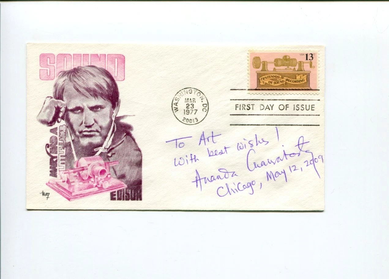 Ananda Mohan Chakrabarty Microbiologist Rare Signed Autograph FDC
