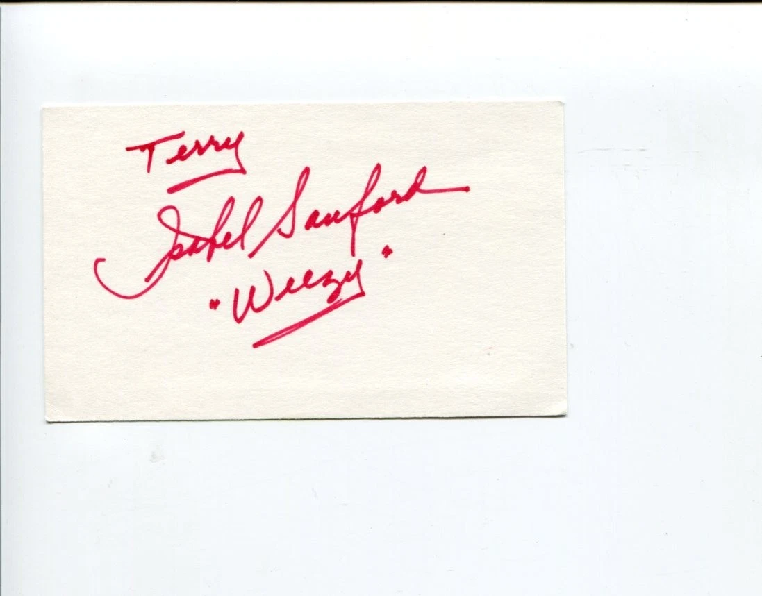 Isabel Sanford The Jeffersons All in the Family Rare Signed Autograph
