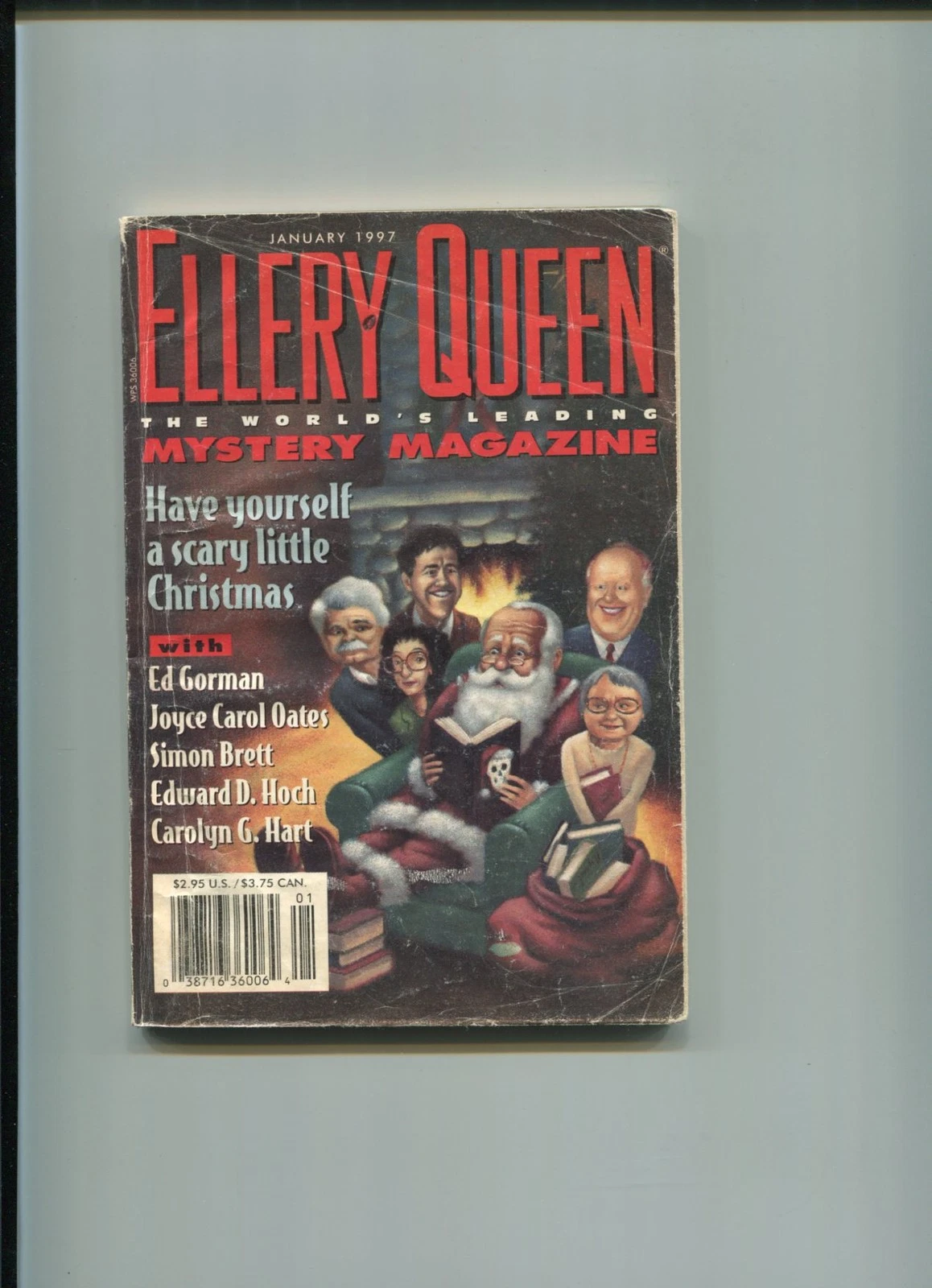 Joyce Carol Oates The Sky Blue Ball Rare Signed Autograph Ellery Queen Magazine
