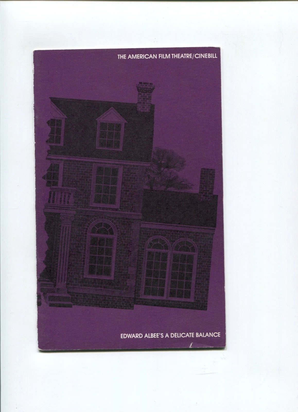 Edward Albee A Delicate Balance Rare Signed Autograph Playbill
