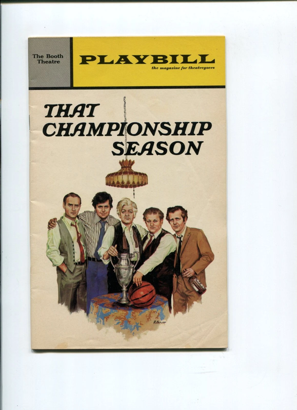 Charles Durning Paul Sorvino Richard Dysart That Championship Season Playbill
