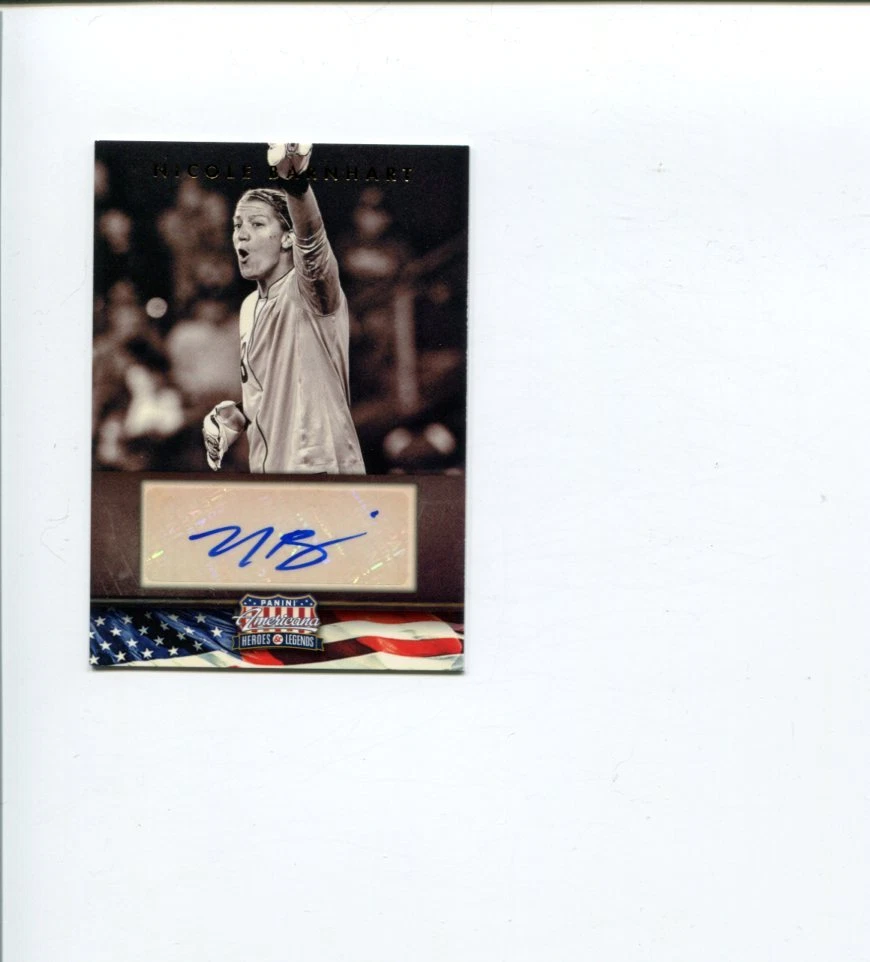 Nicole Barnhart US Olympic Gold Soccer Signed Autograph 2012 Panini Americana
