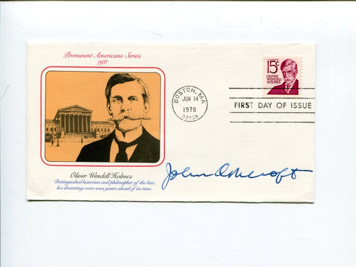 John Ashcroft US Attorney General Signed Autograph FDC
