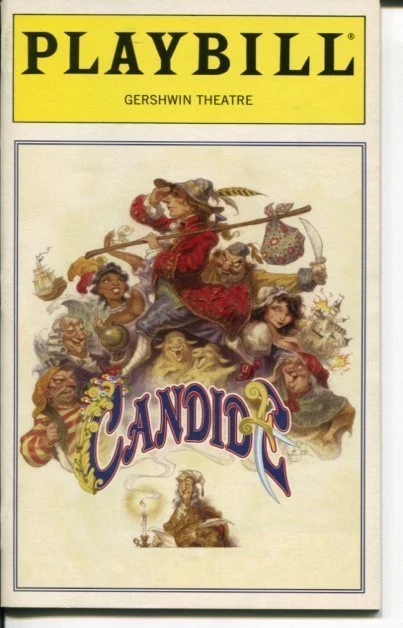 Jim Dale Andrea Martin Stephen Sondheim Candide 1997 Opening Night Playbill
