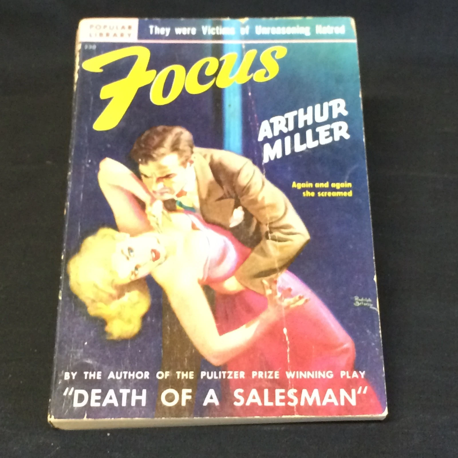 Arthur Miller Focus Rare Signed Autograph 1st Edition Paperback Book
