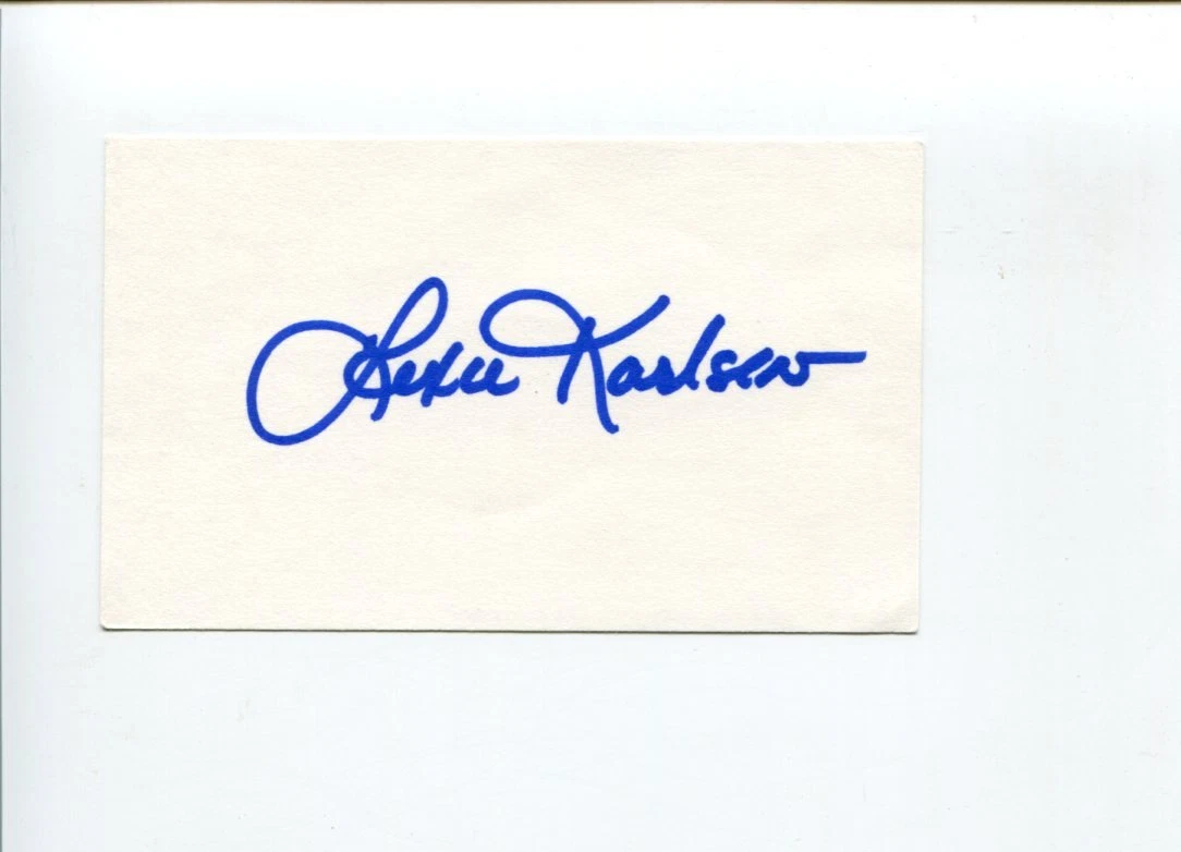 Alexandria Karlsen March 1999 Playboy Playmate Sexy Signed Autograph
