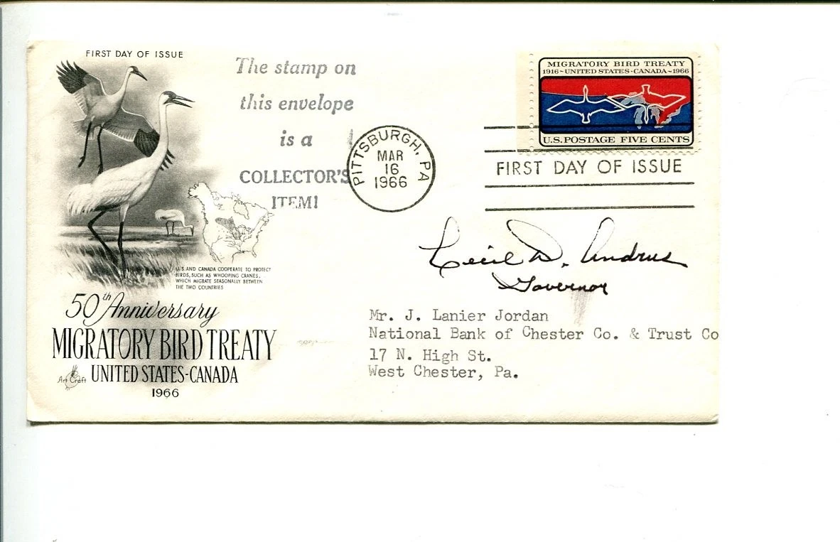 Cecil Andrus Secretary of the Interior Governor of Idaho Signed Autograph FDC
