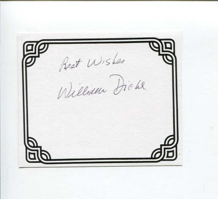 WILLIAM DIEHL PRIMAL FEAR SHARKY’S MACHINE AUTHOR SIGNED AUTOGRAPH BOOKPLATE COLLECTIBLE MEMORABILIA
