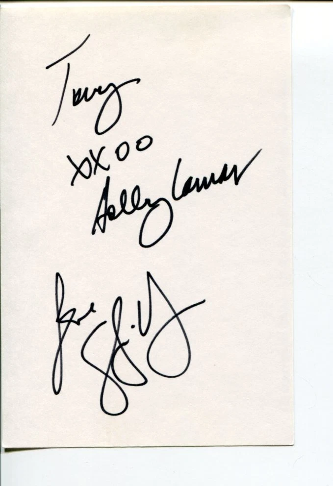 Holly Lamar Stephanie Bentley Country Singer Songwriters Rare Signed Autograph
