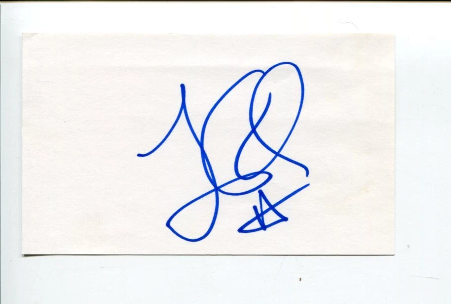 Tony Rich R&B Singer Songwriter Nobody Knows Signed Autograph
