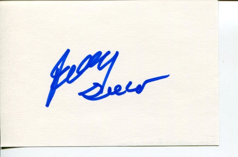 Buddy Greco Singer Pianist The Lady is a Tramp Jazz Pop Vocalis Signed Autograph
