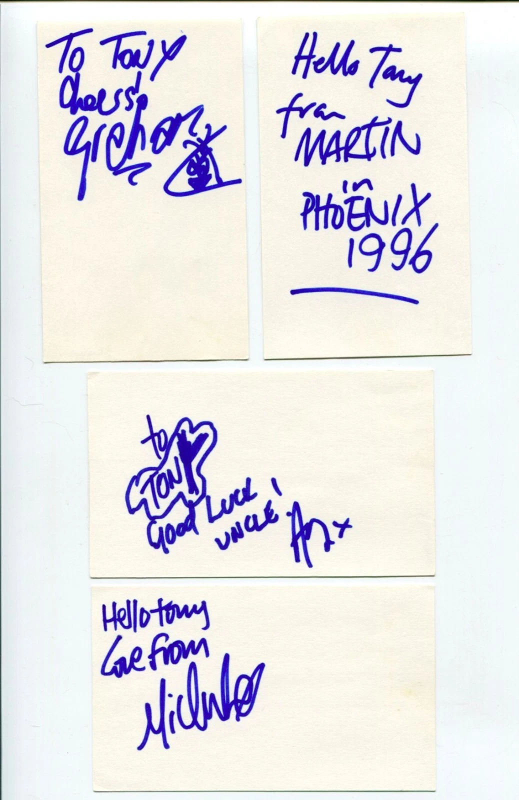 Therapy? Alternative Metal Rock Band Signed Autograph
