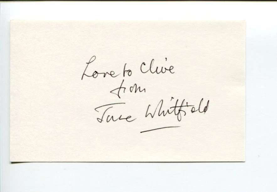 June Whitfield Absolutely Fabulous Doctor Who Terry And June Signed Autograph
