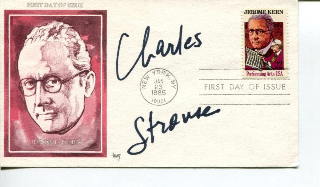 Charles Strouse Composer Lyricist Annie Signed Autograph FDC
