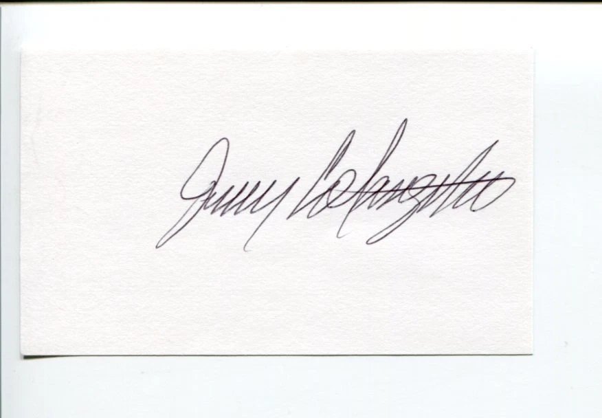 Jerry Colangelo Phoenix Suns Arizona Diamondbacks Owner HOF Signed Autograph
