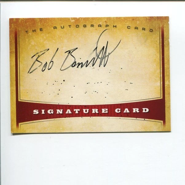 Bob Bennett USC Trojans Olympic Bronze Medal Swimmer Signed The Autograph Card
