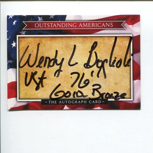 Wendy Boglioli 1976 US Olympic Gold Bronze Medal Swimmer Signed Autograph
