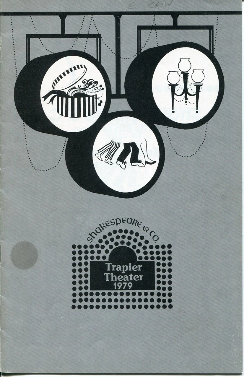 Edward Crow See How They Run Shakespeare & Co Trapier Theater Signed Playbill
