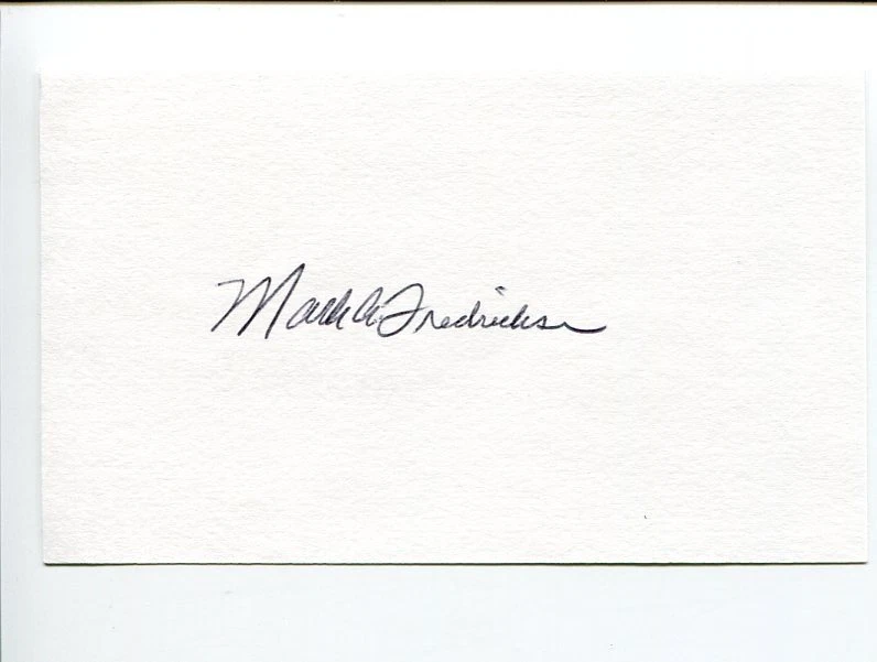 Mark Fredrickson Mad Magazine Comic Artist Illustrator Signed Autograph
