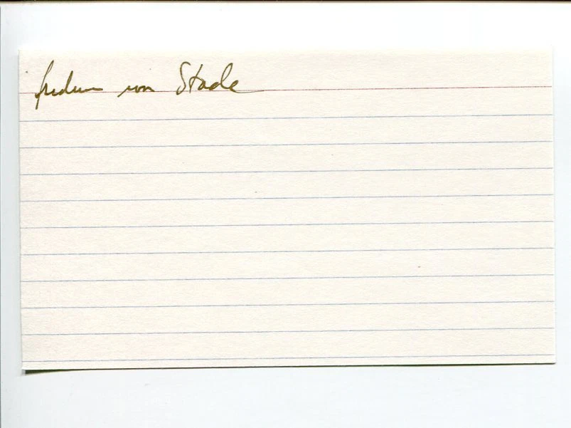 Frederica von Stade Opera Soprano Singer Signed Autograph
