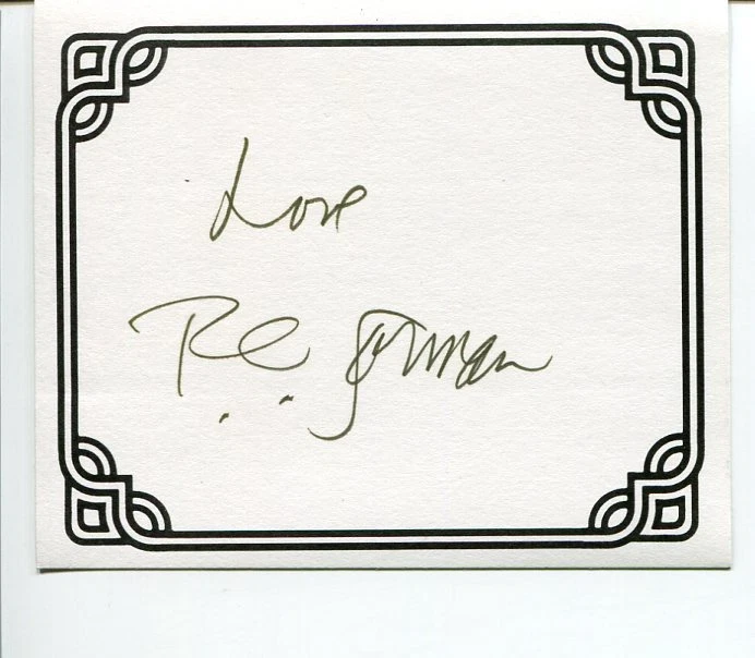 R. C. RC Gorman Navajo Artist Rare Signed Autograph Bookplate
