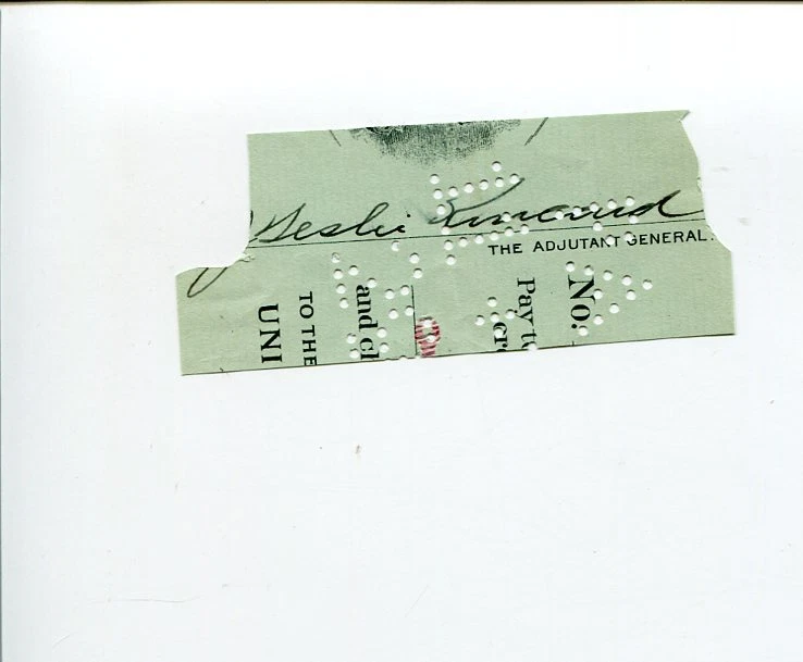 General James J. Leslie Kincaid WWI & WWII Adjutant of New York Signed Autograph
