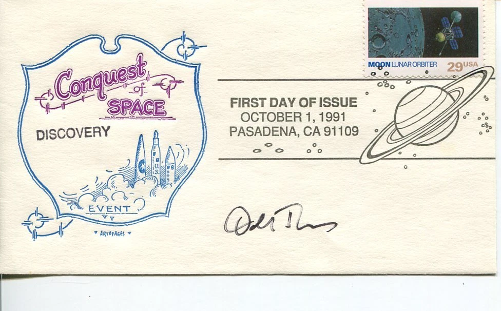 Donald A. Thomas STS NASA Astronaut Space Rare Signed Autograph FDC

