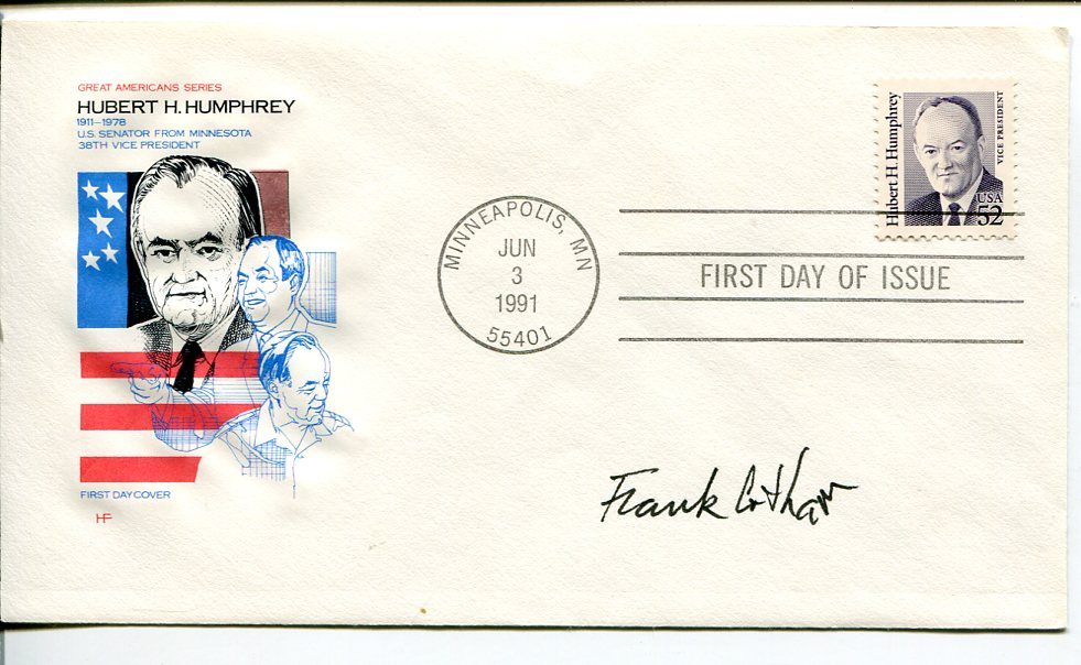 Frank Cotham New Yorker Cartoonist Artist Signed Autograph FDC
