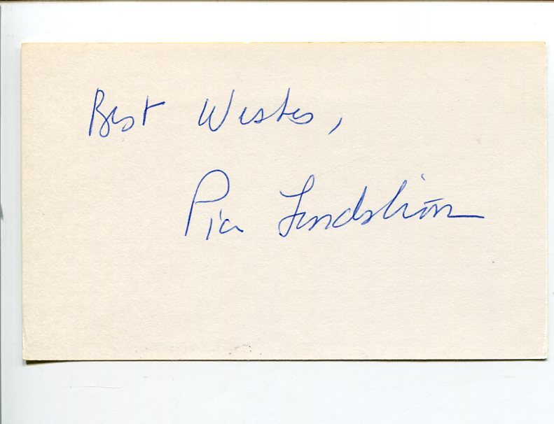 Pia Lindstrom You Must Remember This: A Tribute to Casablanca Signed Autograph
