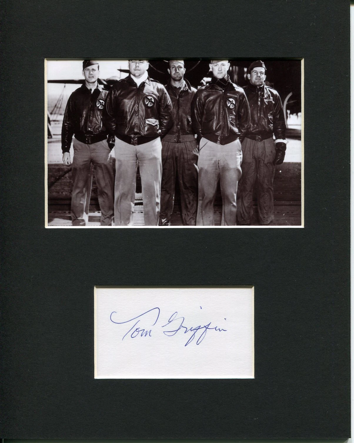 Thomas Tom Griffin Doolittle Raid Raiders WWII War Rare Signed Autograph Display
