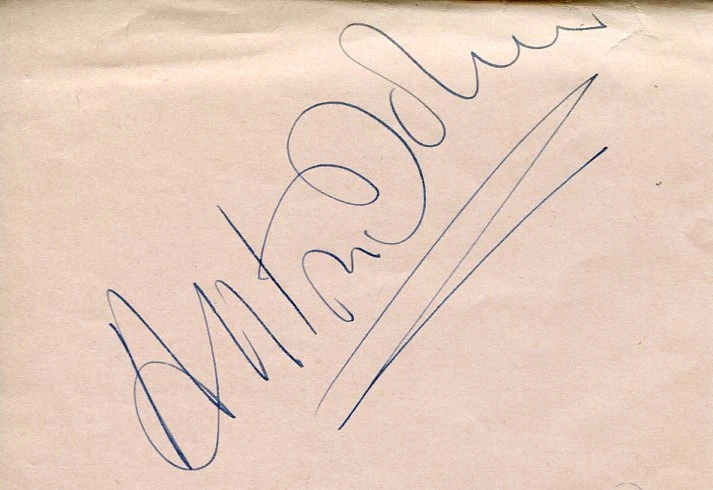 Anton Dolin Ballet Dancer Ballets Russes & Choreographer Signed Autograph

