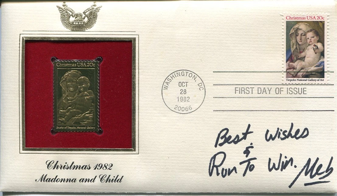 Meb Keflezighi US Olympic Silver Marathon Runner Signed Autograph Rare Large FDC
