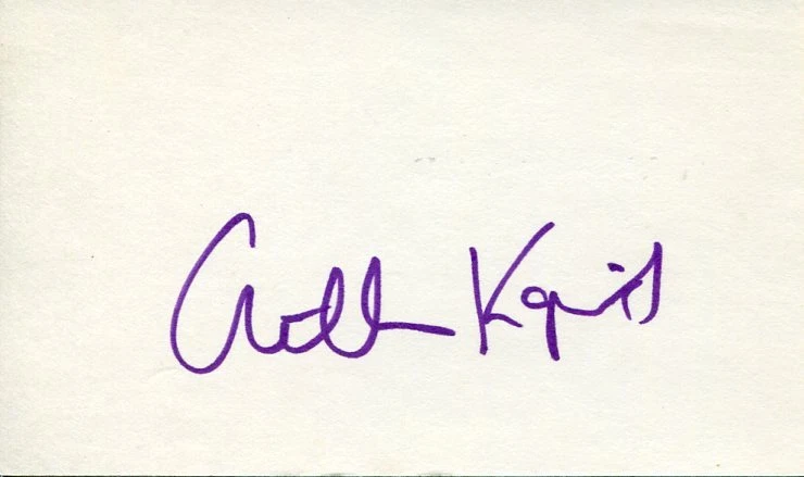 Arthur Kopit Author Broadway Playwright Wings Nine Rare Signed Autograph
