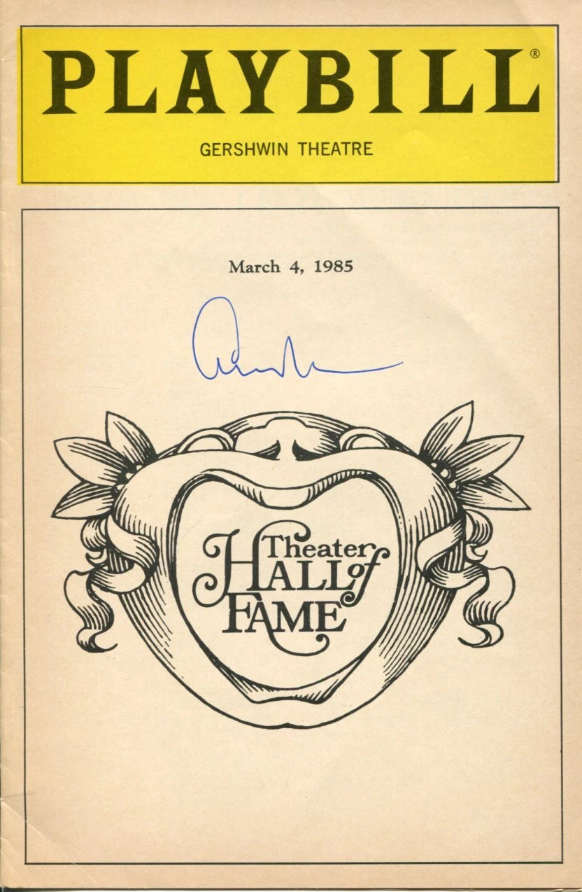 Edward Albee Theater Hall of Fame 1985 Rare Signed Autograph Playbill Program
