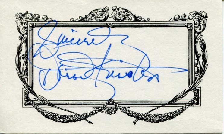 Dorothy Kirsten Opera Soprano Singer Signed Autograph
