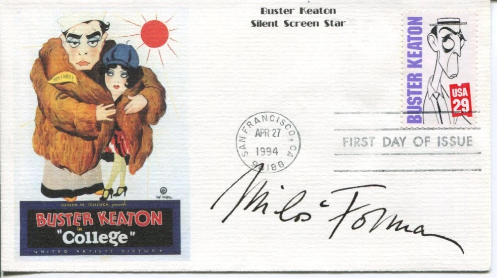 Milos Forman Amadeus One Flew Over the Cuckoo's Nest Signed Autograph FDC
