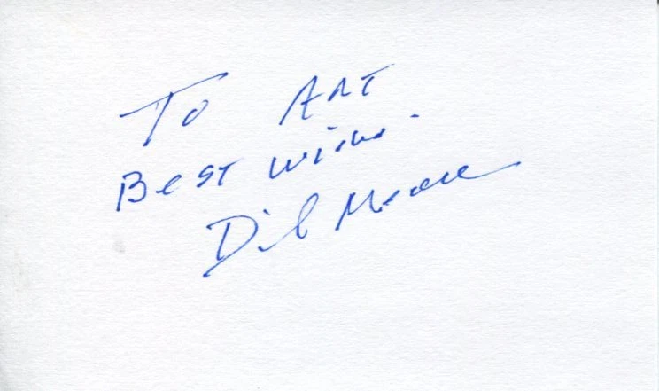 Dick Dickie Moore Our Gang Miss Annie Rooney Oliver Twist Signed Autograph
