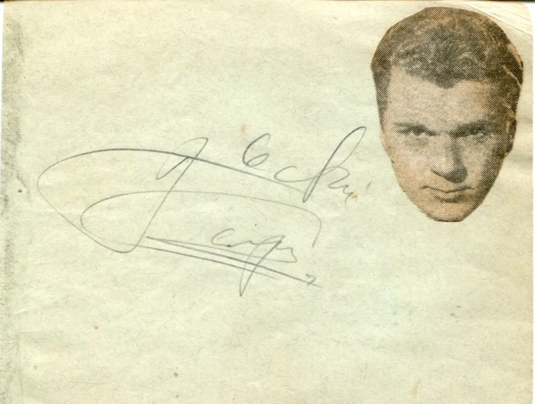 Jackie Cooper Superman Twilight Zone Rare Paul Tanner Big Band Signed Autograph
