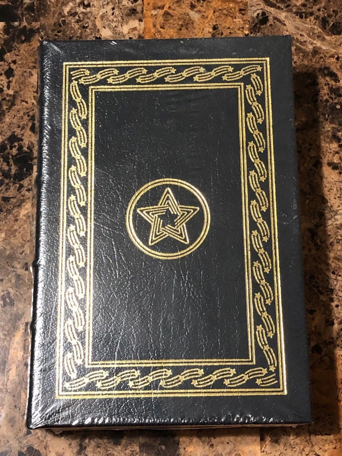 George H. W. Bush US President Rare Easton Press Signed Leather Autograph Book
