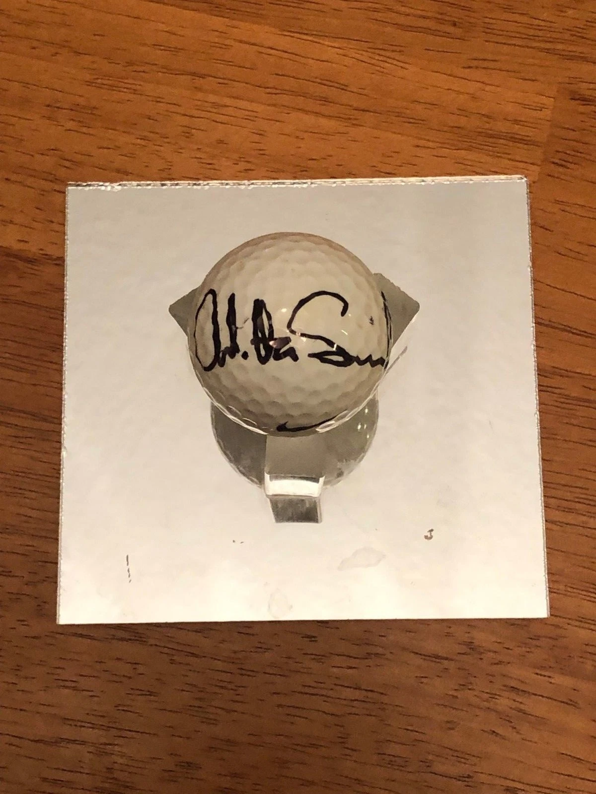Charlotta Sorenstam Texas Longhorns Solheim Cup LPGA Signed Autograph Golf Ball
