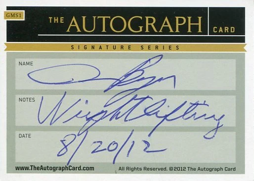 Isaac Berger US Olympic Gold Silver Medal Weightlifter Signed The Autograph Card
