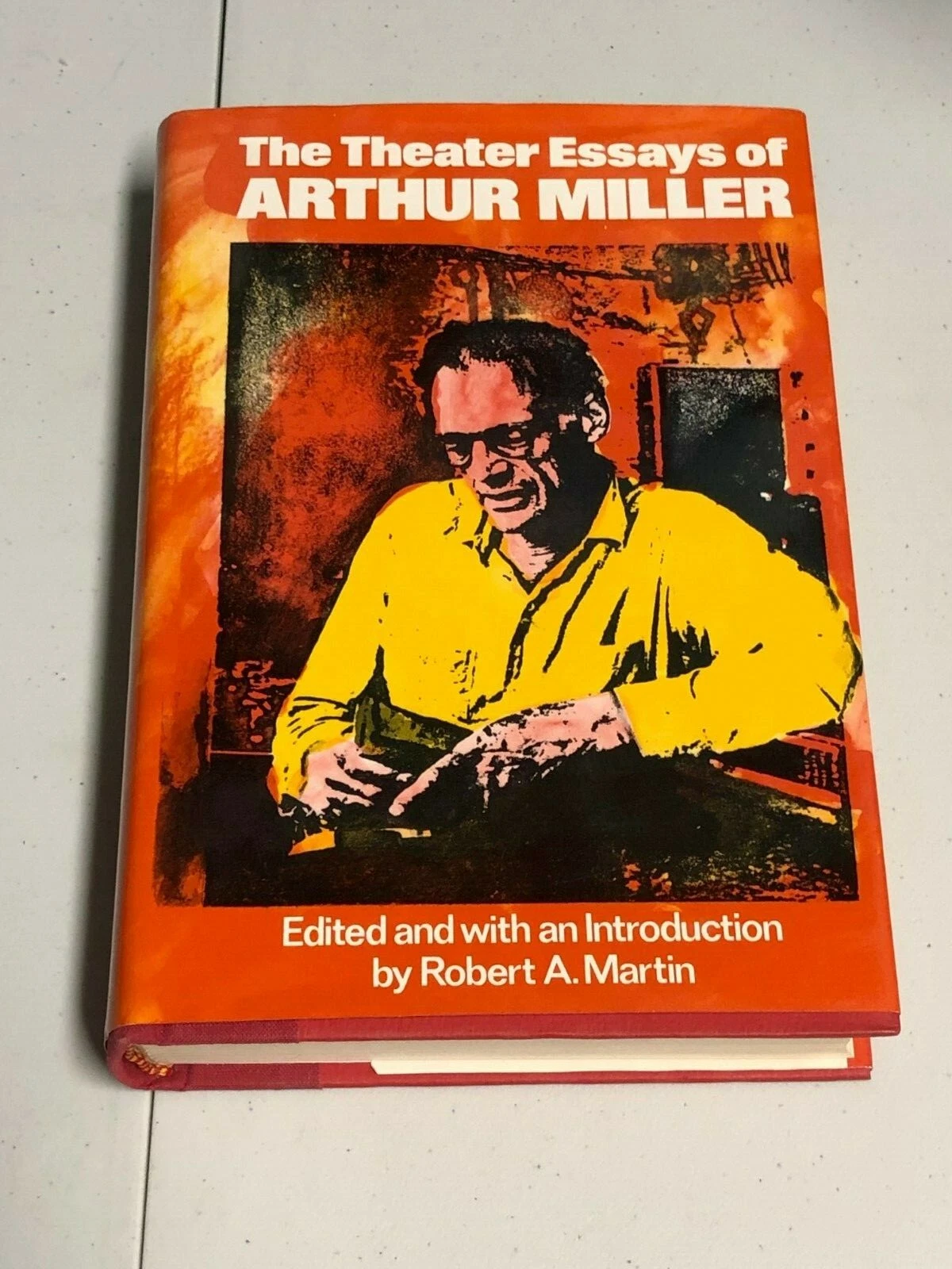 Arthur Miller Theater Essays Rare Signed Autograph 1st Edition Hardback Book
