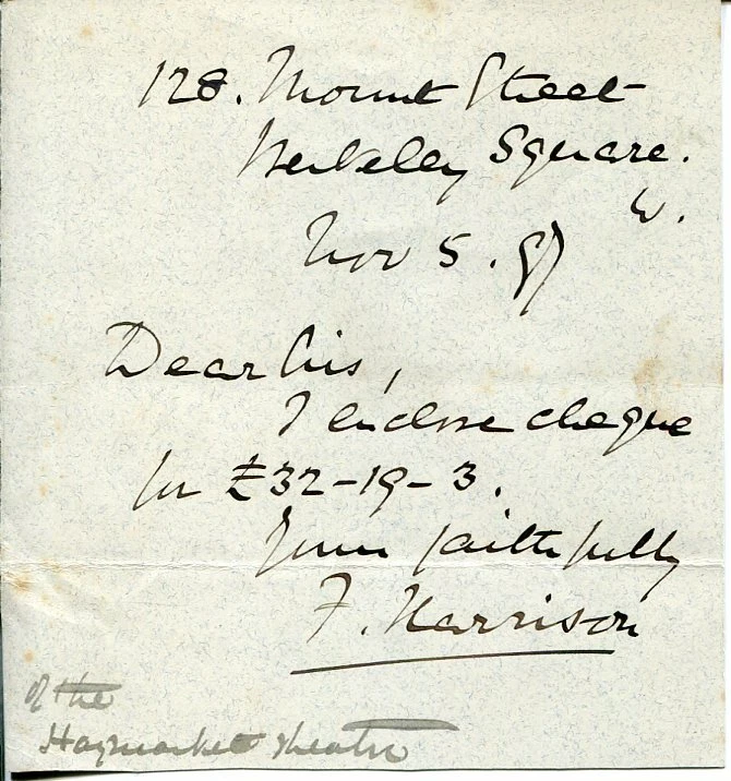 Frederic Harrison British Jurist Historian Author Rare Signed Autograph ANS
