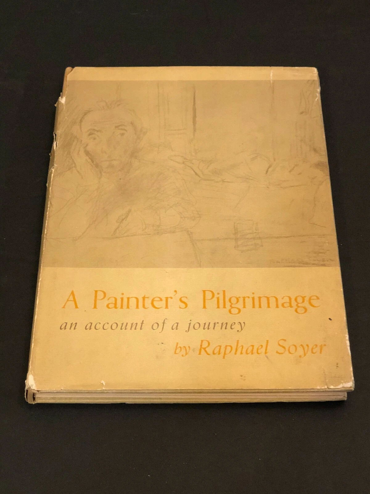 Raphael Soyer A Painters Pilgrimage Famous Artist Signed Autograph 1st Ed Book
