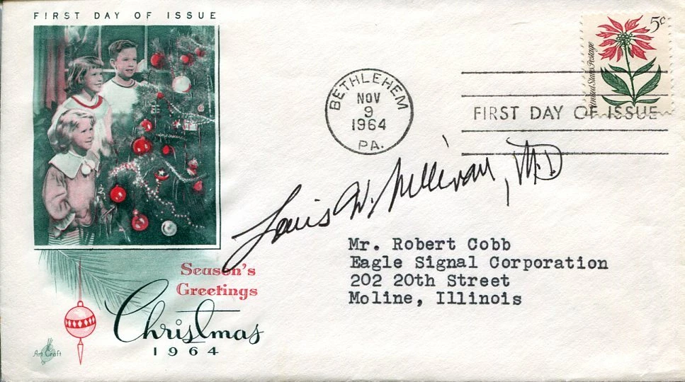 Louis Wade Sullivan Secretary of Health and Human Services Signed Autograph FDC
