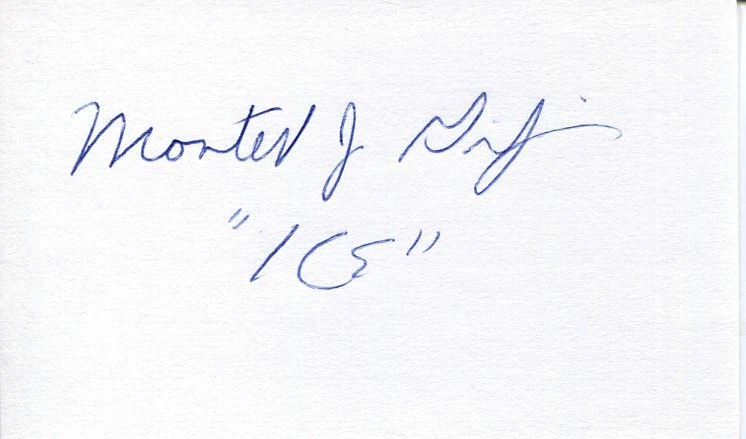 Montell Griffin WBC Light Heavyweight Olympic Boxing Champ Signed Autograph
